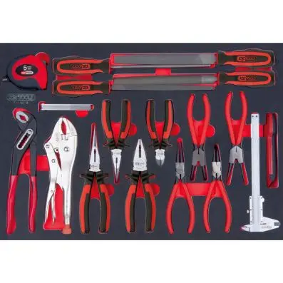 SCS Pliers and file set, 18 pcs, 1/1 sys tem insert 