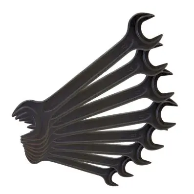 Double open ended spanner set, 10 pcs 