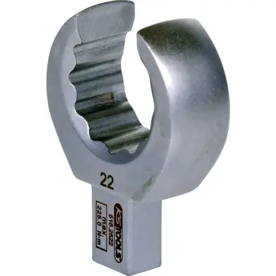 9x12mm Open push fit ring spanner (box w rench), 22mm 