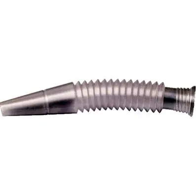 Threaded filling spout for oil can 