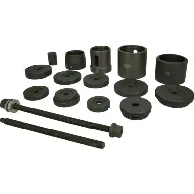 Axle body bearing tool set for BMW rear axle, 19 pcs 