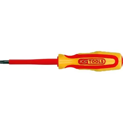 Insulated screwdriver for internal Torx screws, T8 