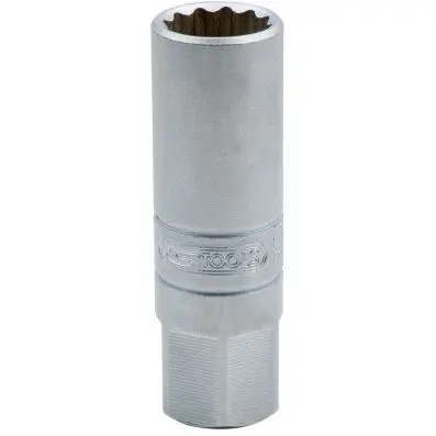 3/8" Special spark plug socket, thin-wal led, 14mm 