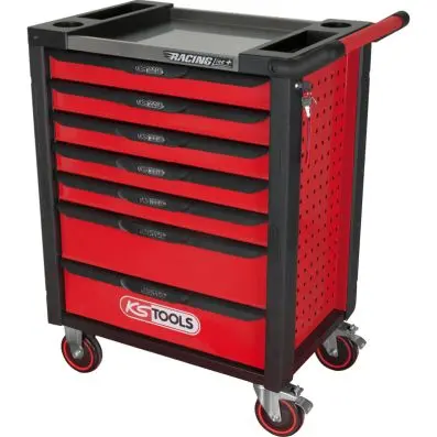 RACINGline BLACK/RED tool cabinet with 7 drawers 