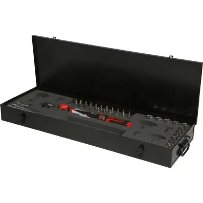 3/8" ERGOTORQUE®precision torque wrench toolkit with rotary mushroom ratchet hea 