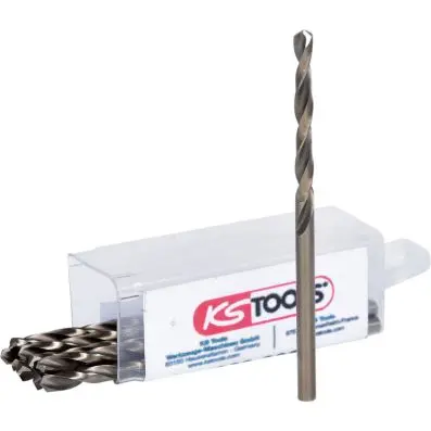 HSS-G Co 5 twist drill, pack of 10, 3,0m m 