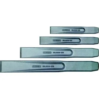 Flat chisel set, 4 pcs 
