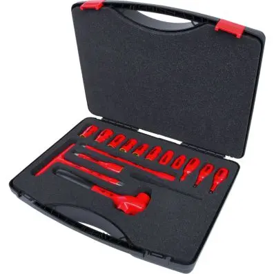 1/2" Insulated socket wrench set, 15 pcs 