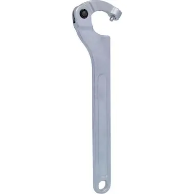 Flexible hook wrench with pin, 35-50mm 