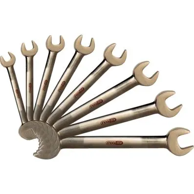TITANplus Open end spanner set, 8 pcs 