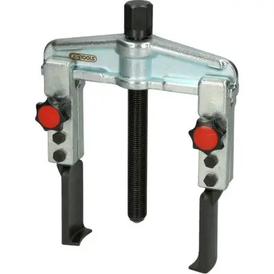 Quick adjustment universal 2 arm puller set with extremely narrow and extended l 