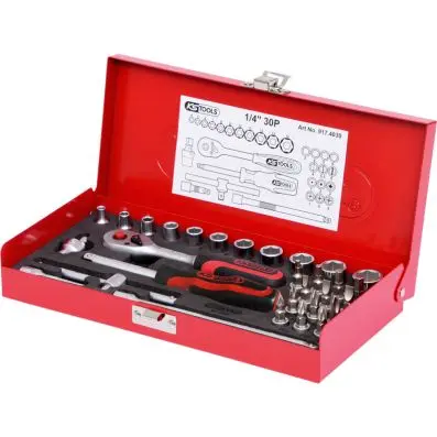 1/4" Socket set, 30 pcs 