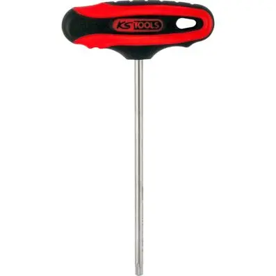 T-handle Torx key wrench short, T20 