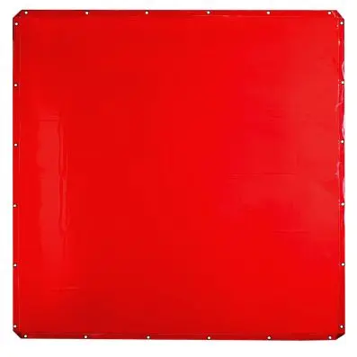Welding protection awning, red 
