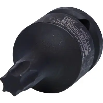 1/2" Impact socket for Torx screws, shor t, T50 
