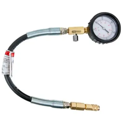Manometer with hose, 0-1000 psi, Ø 70 mm 