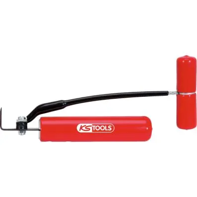 Pull knife, PVC dipped handle, 130mm 