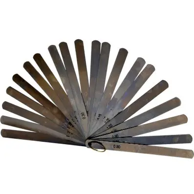 Piston tolerance gauge, 20 blades, 0,05- 1mm 