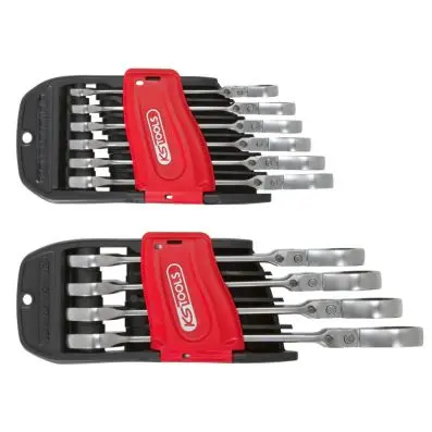 GEARplus® joint ratcheting spanner, fixa ble, 10 pcs. 
