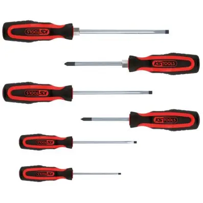 ERGOTORQUEplus screwdriver set, slot+PH, 6 pcs 