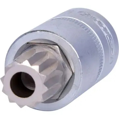 1/2" oil drain bit socket, XZN, M16 