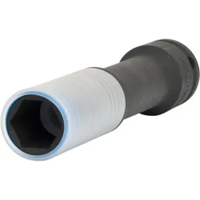 SlimPOWER Alloy rim impact socket, extra deep, 17 mm 