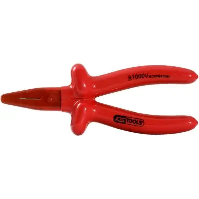 1000V flat pliers, 160mm, with coated wo rking head 
