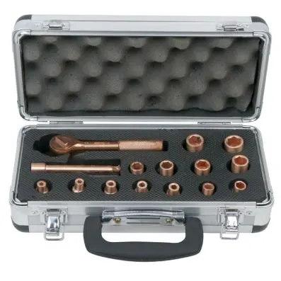 BERYLLIUMplus Socket set 1/4" 15 pcs 