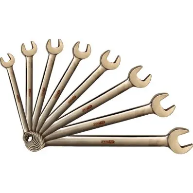 TITANplus Combination spanner set offset , 8 pcs 