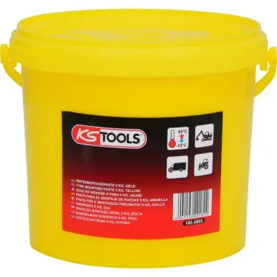 Commercial vehicle tyre mounting paste, gold, 5kg 