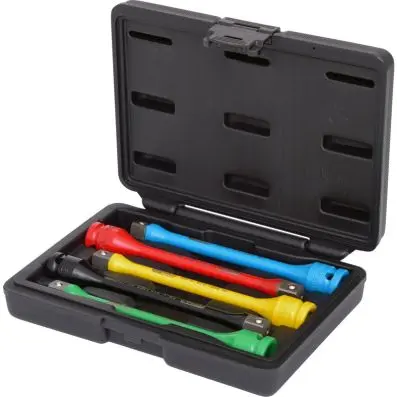 Torsion bar extension set, 5 pcs, 1/2" 