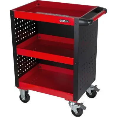 ECOline Workshop-Service Trolley with Pe rforated Plate Cover 