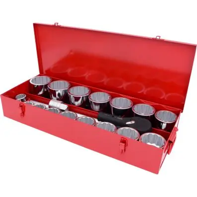 1" Socket set, 22 pcs 