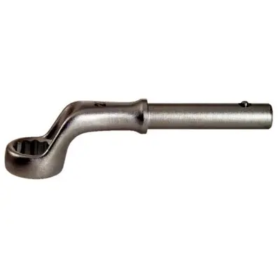 Offset single ring spanner, 2.3/8" 
