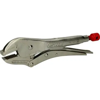 Locking pliers, straight jaws, 45,5mm, L =225mm 