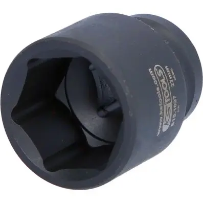 1/2" Hexagon impact socket short, 27mm 