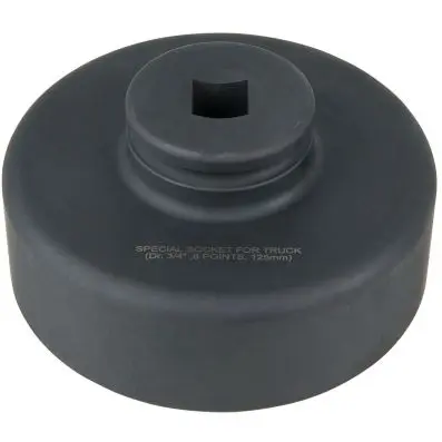 3/4" axle nut socket, 8 point, short, 12 5 mm 