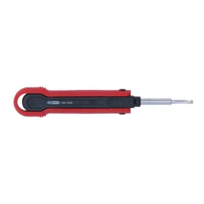 Terminal extract tool, secondary locking 