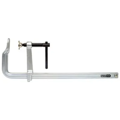 Cast iron screw clamp with T-handle, 120 x400mm 