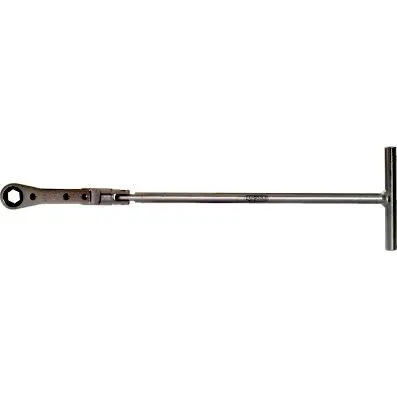 Glow plug T-handle ring ratchet wrench, 10mm 