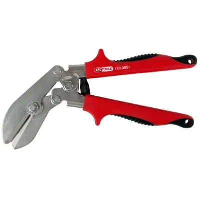 Pipe pull-in pliers, angled, 225 mm 