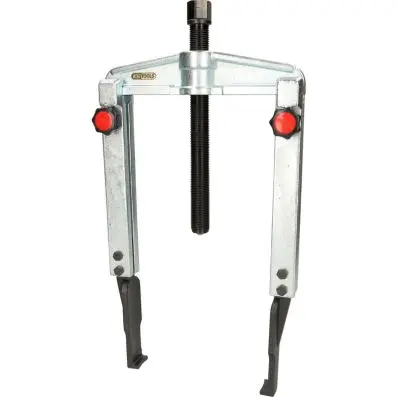 Quick adjustment universal 2 arm puller set with extremely narrow and extended l 