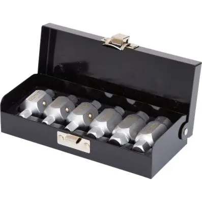 Oil sump drain plug key set, 6 pcs 