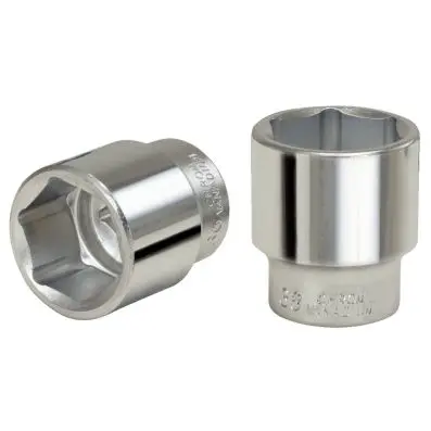 3/4" Hexagonal socket, short, 50mm 