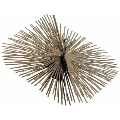 Steel cleaning brush, square Ø 300x300mm 
