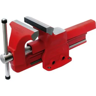 Parallel vice without turntable, 90 mm 