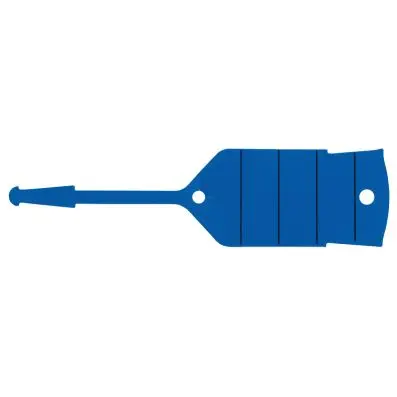 Key chain with loop, blue, pack of 500 