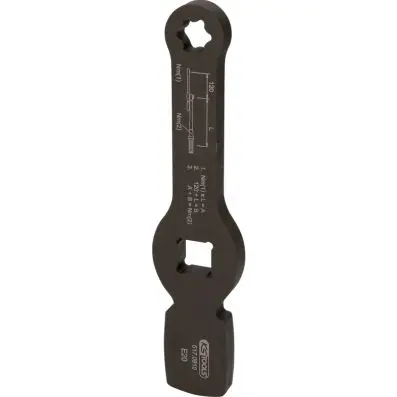 3/4" Slogging Torx-E spanner with 2 stri king faces, E20 