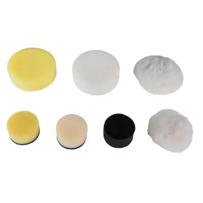 Burnishing pads white, Ø 50,0mm, pack of 5 