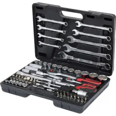 1/4"+1/2" Socket set, 82 pcs 